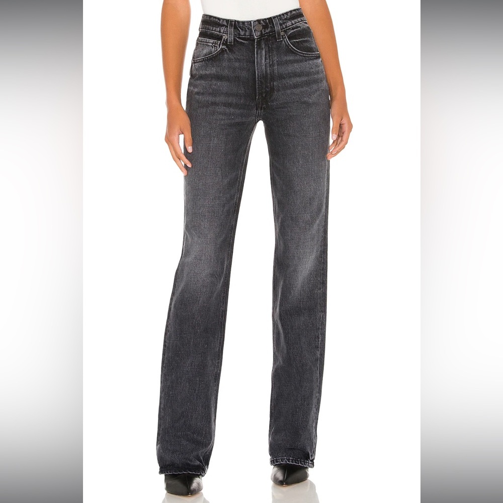 GRLFRND MELANIE HIGH RISE BOOT CUT JEANS IN ROCKAWAY COLOR